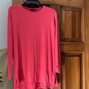 INC International Concepts Women's Coral Long Sleeve Tunic